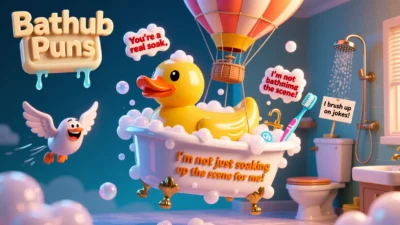 Bathtub Puns