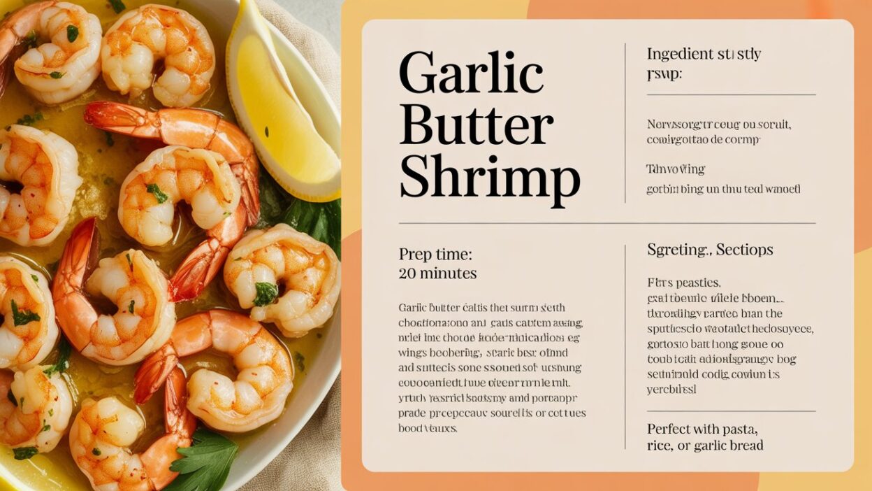 Quick Honey Garlic Butter Shrimp and Broccoli Recipe
