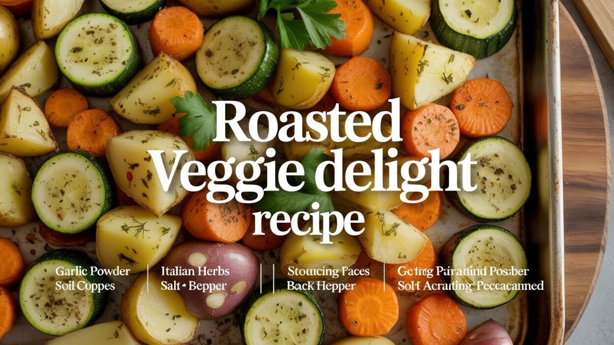 Garlic Herb Roasted Potatoes, Carrots & Zucchini Recipe