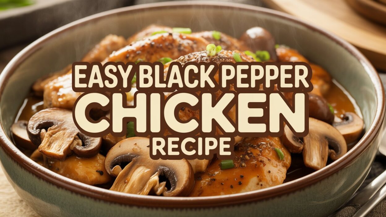 Easy Black Pepper Chicken Recipe