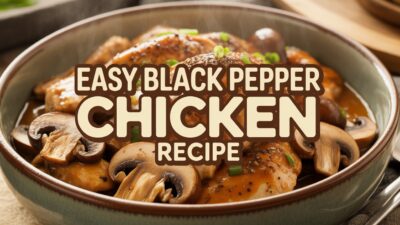 Easy Black Pepper Chicken Recipe