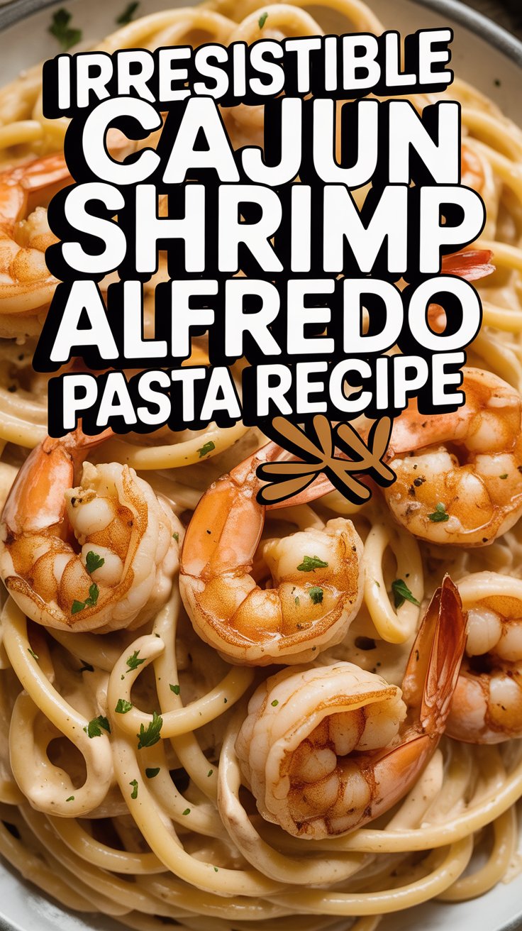Irresistible Cajun Shrimp Alfredo Pasta Recipe