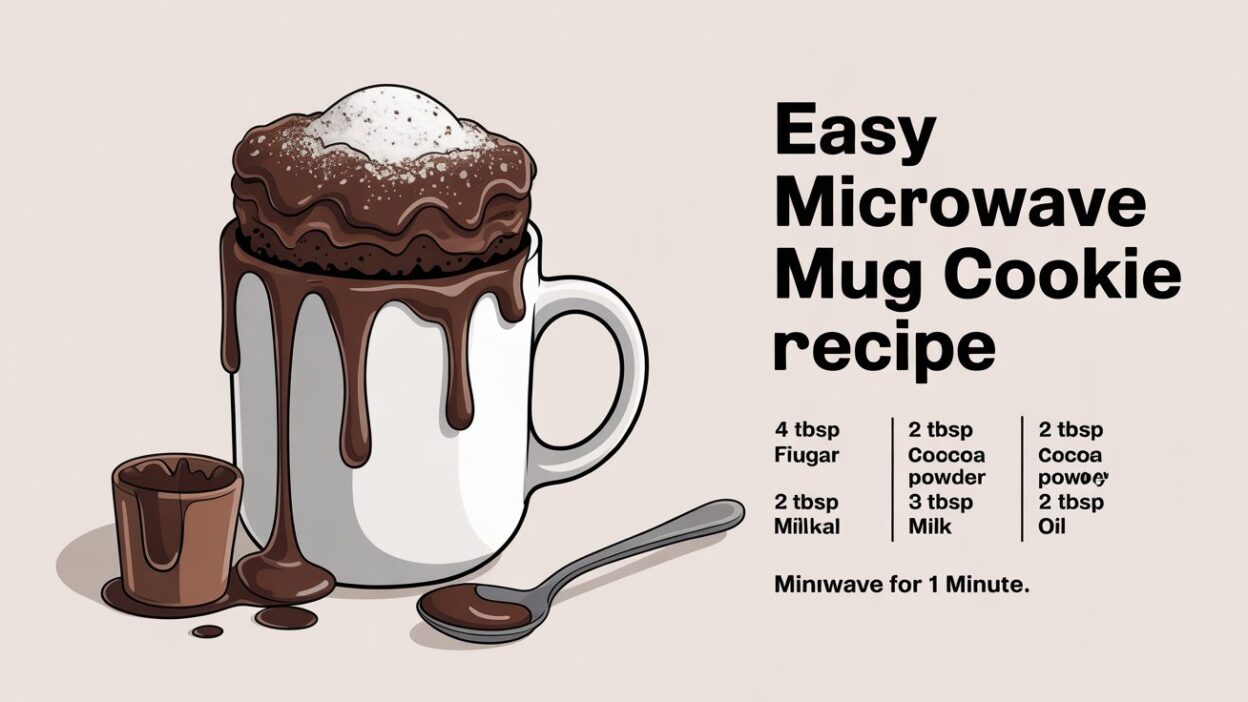 Easy Microwave Mug Cookie Recipe