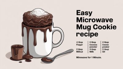 Easy Microwave Mug Cookie Recipe