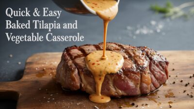 Quick & Easy Baked Tilapia and Vegetable Casserole